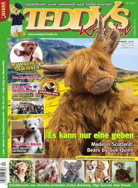 Teddys Kreativ – Juli 2022 Cover