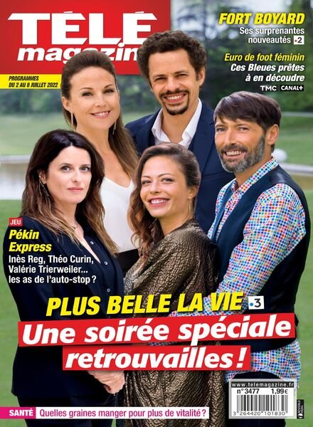 Tele Magazine – 2 Juillet 2022 Cover