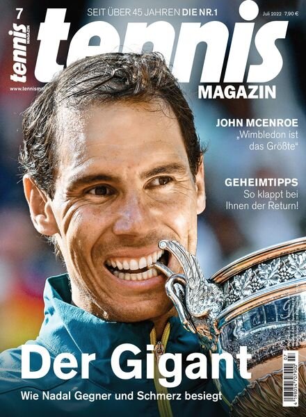 tennis Magazin – Juli 2022 Cover