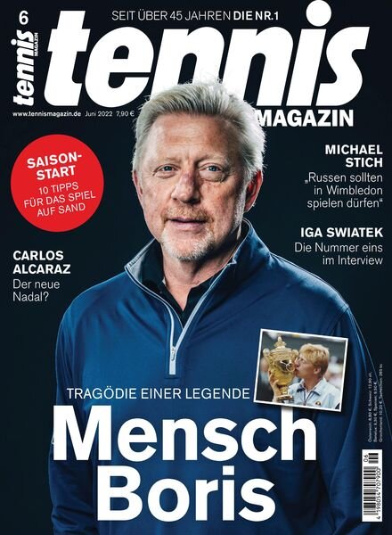 tennis Magazin – Juni 2022 Cover