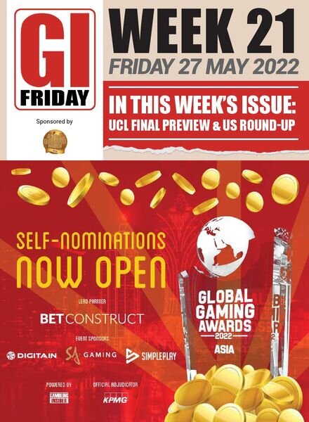 The Gambling Insider Friday – 27 May 2022 Cover