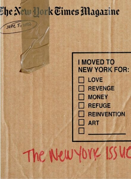 The New York Times Magazine – 05 June 2022 Cover