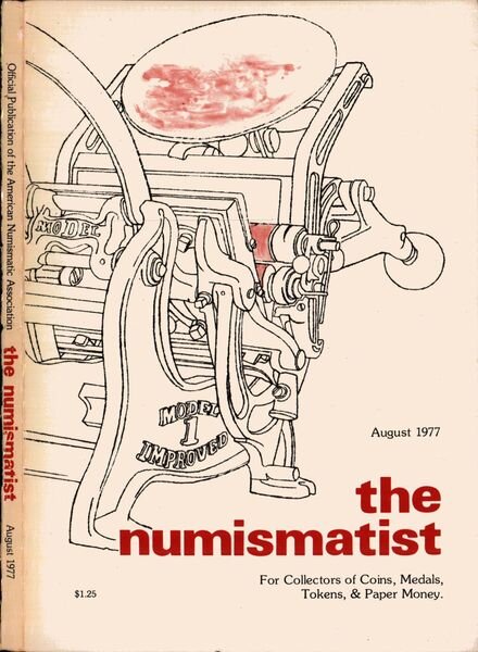 The Numismatist – August 1977 Cover