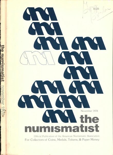 The Numismatist – November 1978 Cover