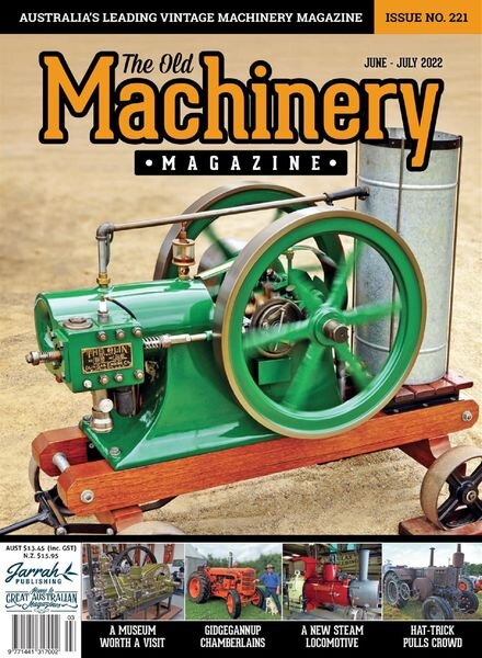 The Old Machinery Magazine – Issue 221 – June 2022 Cover