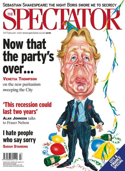 The Spectator – 14 February 2009 Cover