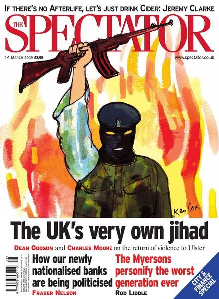 The Spectator – 14 March 2009 Cover