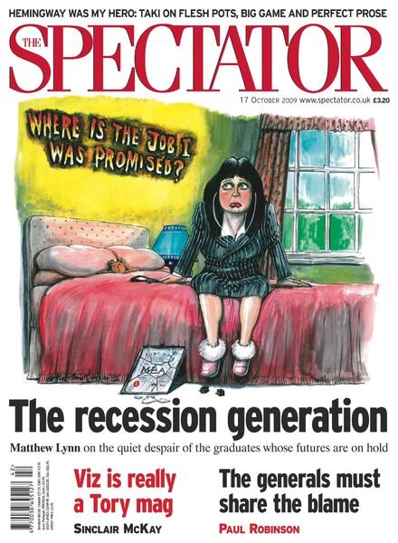 The Spectator – 17 October 2009 Cover