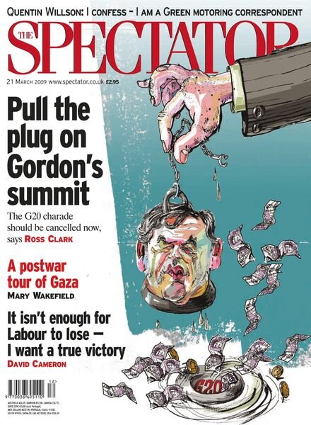 The Spectator – 21 March 2009 Cover