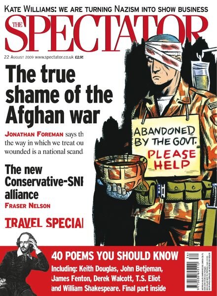 The Spectator – 22 August 2009 Cover