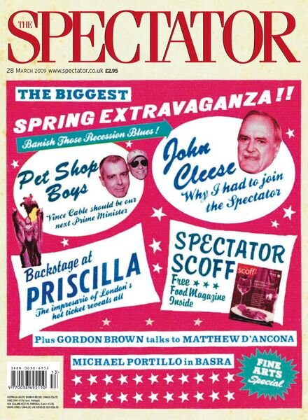 The Spectator – 28 March 2009 Cover