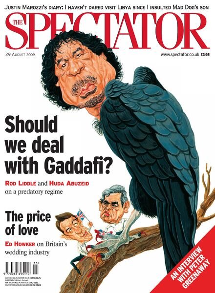 The Spectator – 29 August 2009 Cover