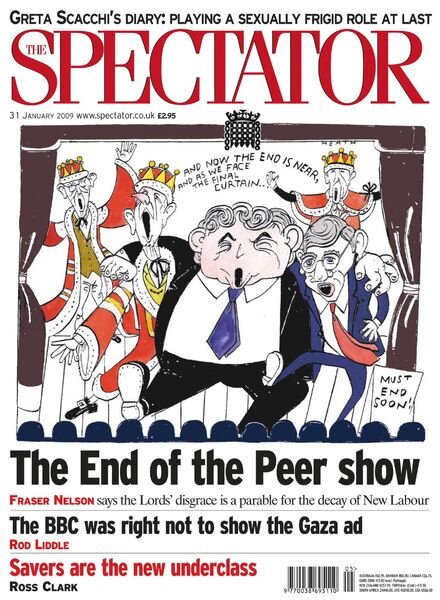 The Spectator – 31 January 2009 Cover
