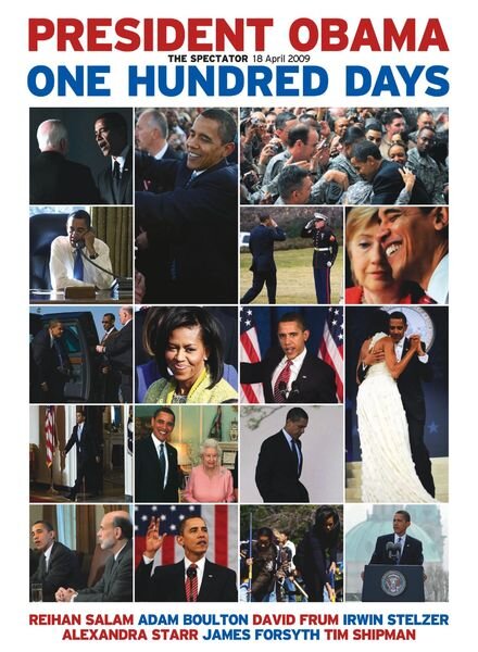 The Spectator – President Obama One Hundred Days Cover