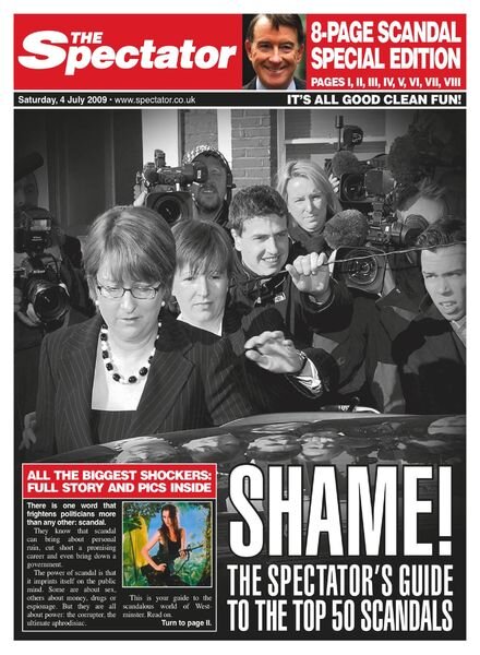 The Spectator – Top 50 Political Scandals Part 1 Cover