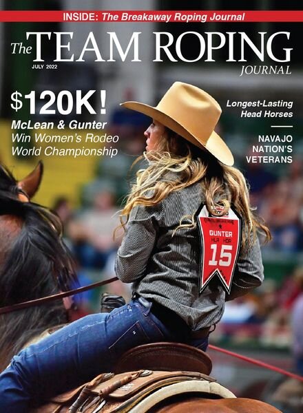 The Team Roping Journal – July 2022 Cover