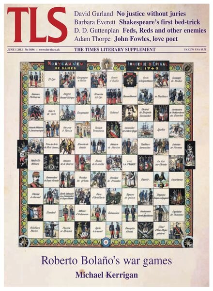 The Times Literary Supplement – 1 June 2012 Cover