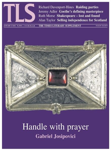 The Times Literary Supplement – 13 January 2012 Cover