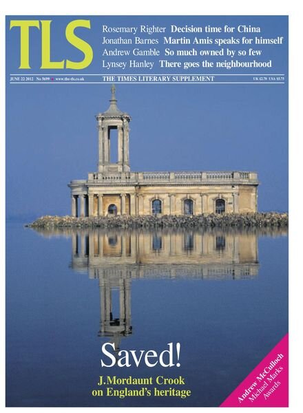 The Times Literary Supplement – 22 June 2012 Cover