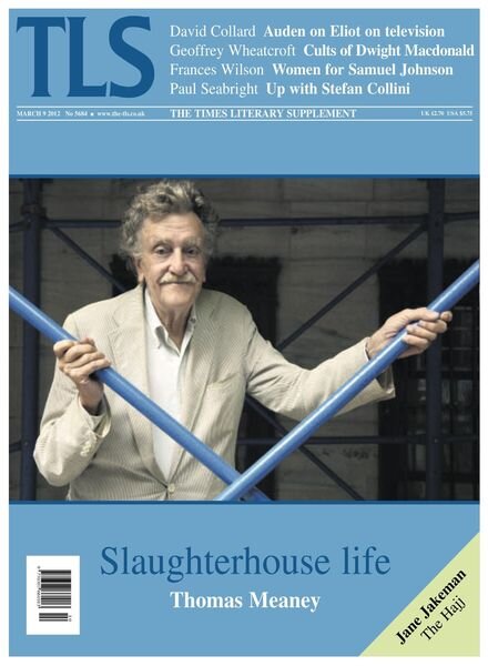 The Times Literary Supplement – 9 March 2012 Cover