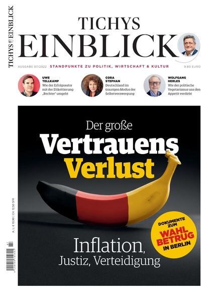 Tichys Einblick – Juni 2022 Cover