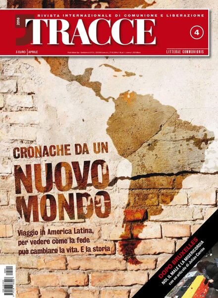 Tracce – Aprile 2016 Cover
