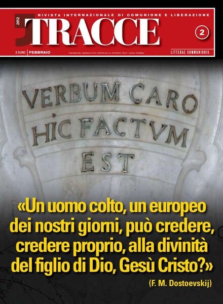 Tracce – Febbraio 2012 Cover