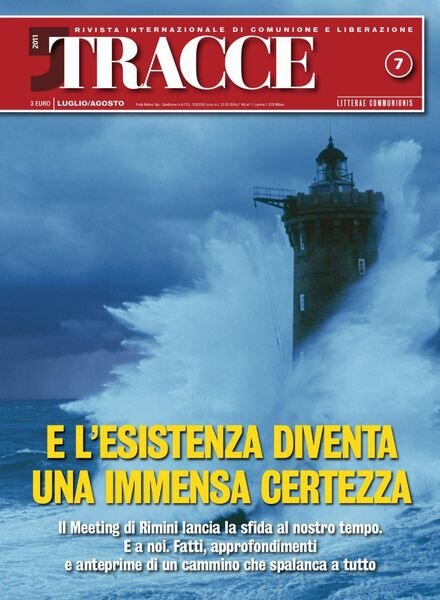 Tracce – Luglio-Agosto 2011 Cover