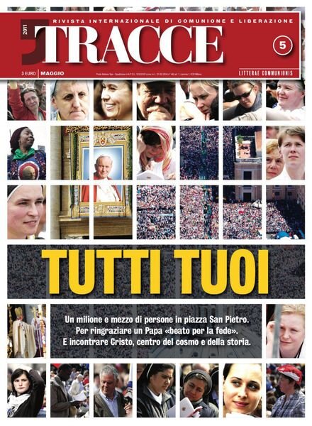 Tracce – Maggio 2011 Cover