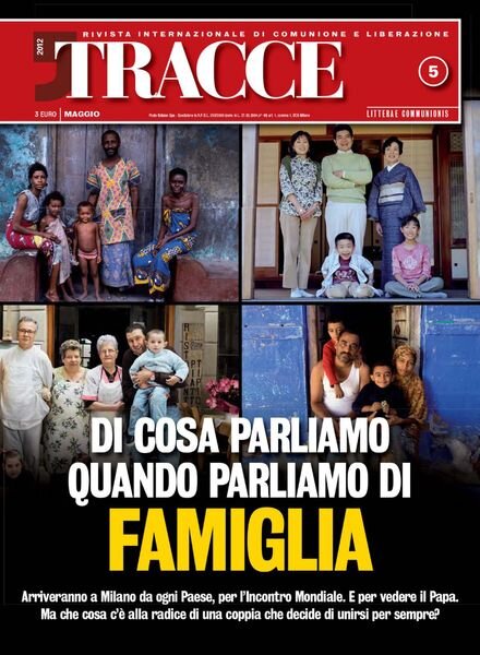 Tracce – Maggio 2012 Cover