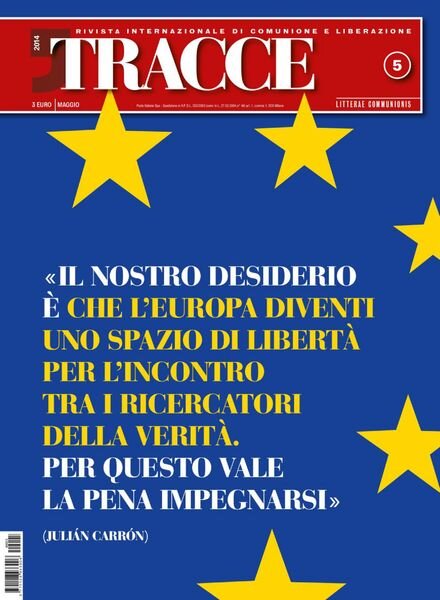 Tracce – Maggio 2014 Cover