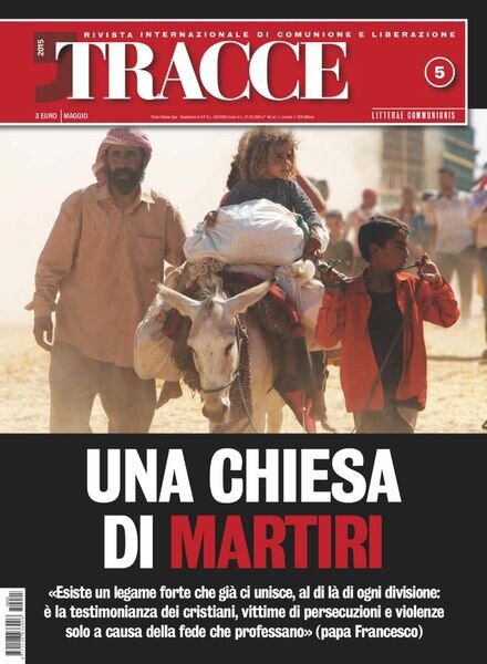 Tracce – Maggio 2015 Cover