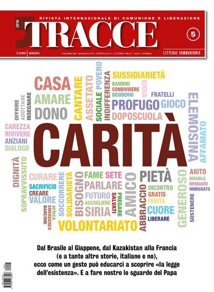 Tracce – Maggio 2016 Cover