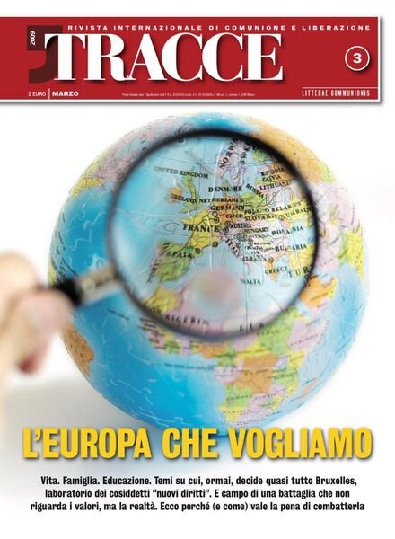 Tracce – Marzo 2009 Cover