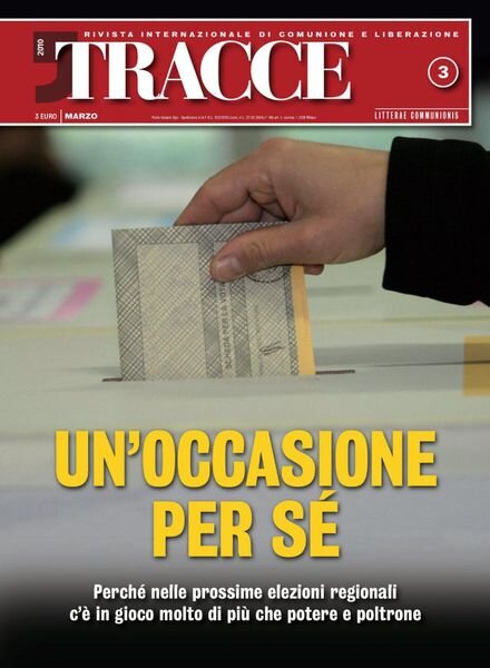 Tracce – Marzo 2010 Cover