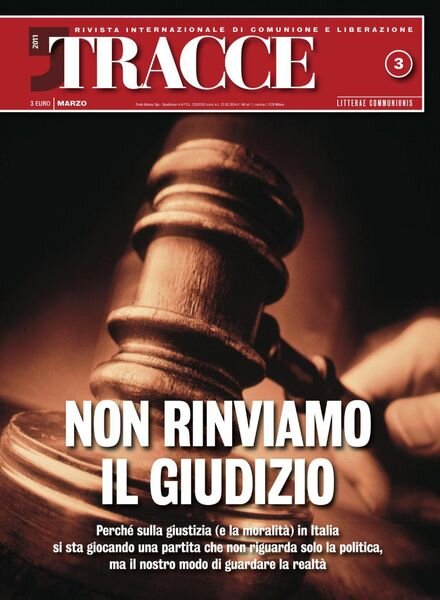 Tracce – Marzo 2011 Cover
