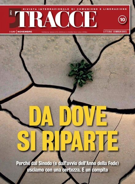 Tracce – Novembre 2012 Cover