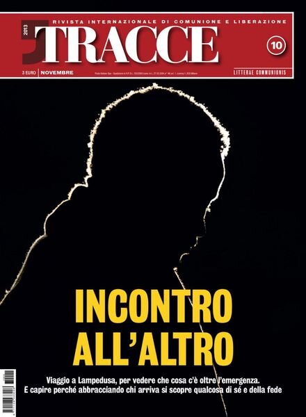 Tracce – Novembre 2013 Cover