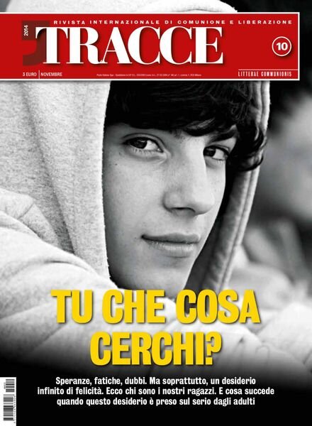 Tracce – Novembre 2014 Cover