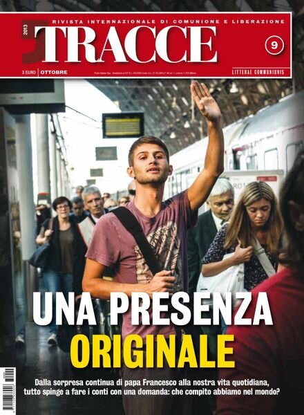 Tracce – Ottobre 2013 Cover