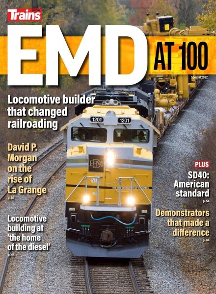 Trains – EMD at 100 – November 2021 Cover
