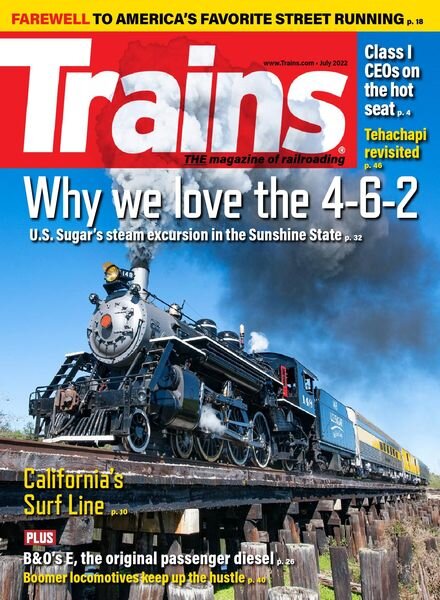 Trains – July 2022 Cover