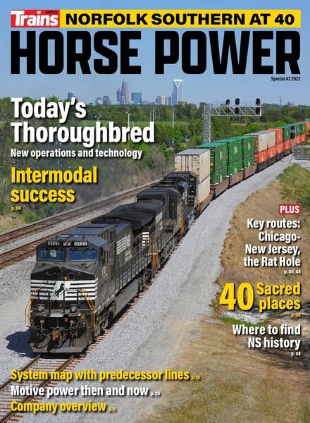 Trains – Special Horse Power Norfolk Southern at 40 – May 2022 Cover