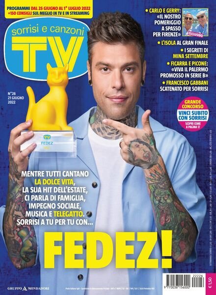 TV Sorrisi e Canzoni – 21 giugno 2022 Cover
