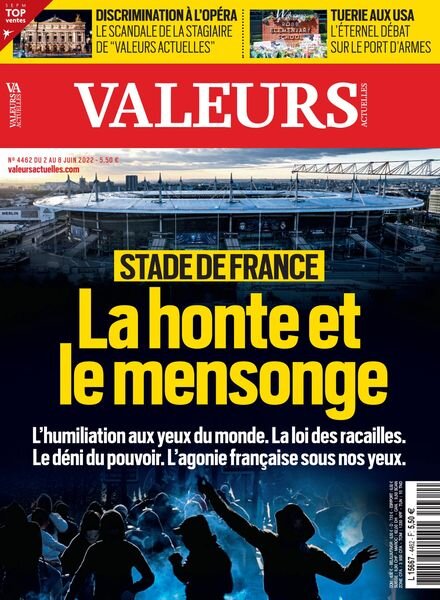 Valeurs Actuelles – 2 Juin 2022 Cover