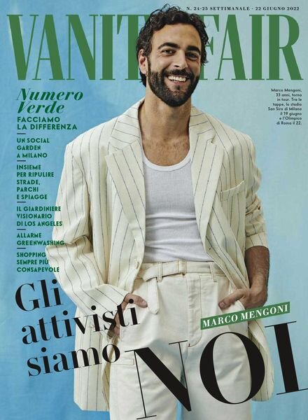 Vanity Fair Italia – 22 giugno 2022 Cover