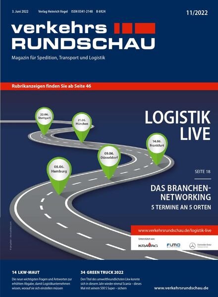 VerkehrsRundschau – 25 Mai 2022 Cover