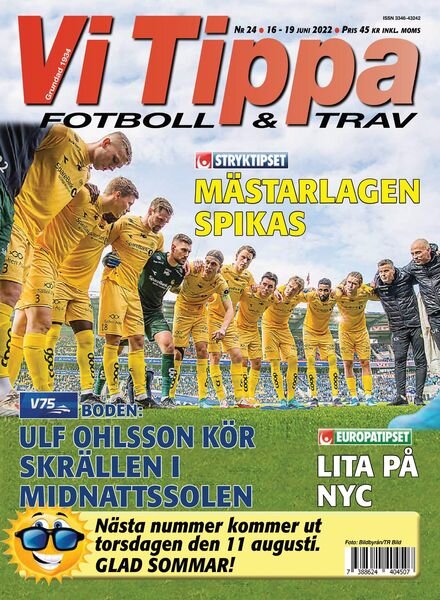Vi Tippa – 14 juni 2022 Cover