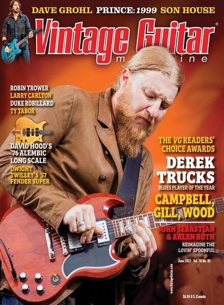 Vintage Guitar – June 2022 Cover