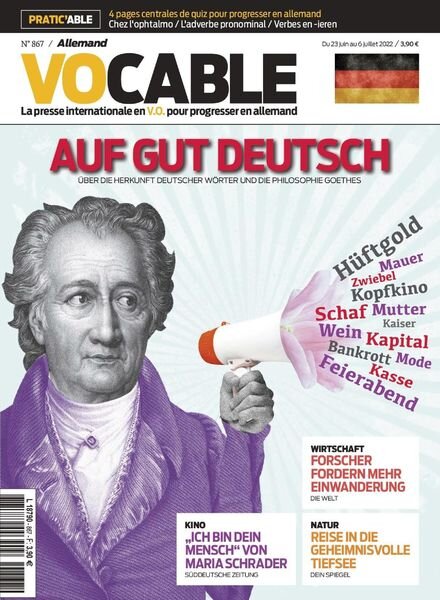 Vocable Allemand – 23 juin 2022 Cover